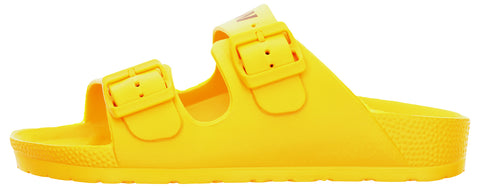 FOCO NFL Team Logo Double Buckle Comfortable Slip-On Women's Sandals, Washington Commanders