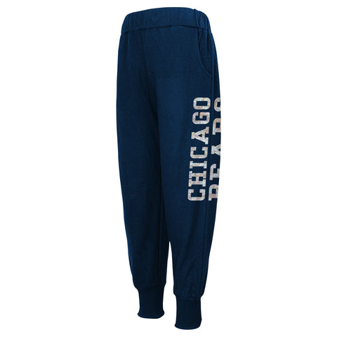 Chicago Bears Navy Girls Youth Shimmering Harem Pants