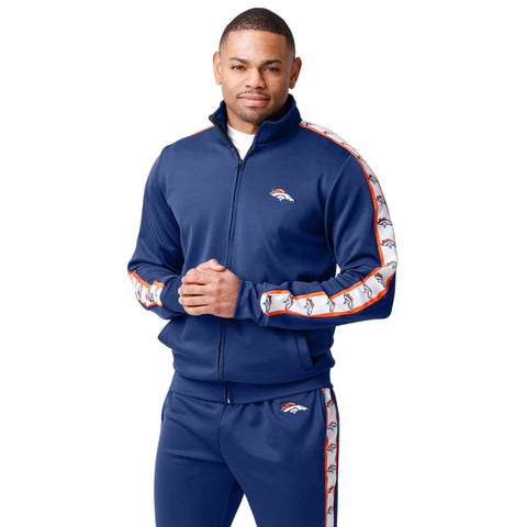 FOCO NFL Denver Broncos Stripe Logo Track Jacket