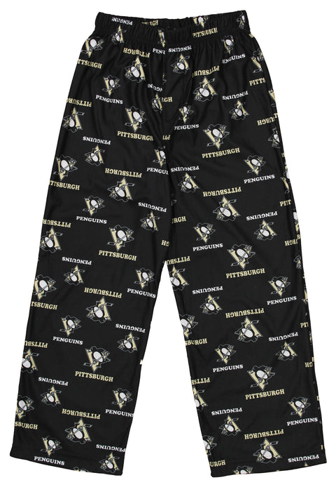 Outerstuff NHL Boys Youth Pittsburgh Penguins All-Over-Print Lounge Pajama Pants