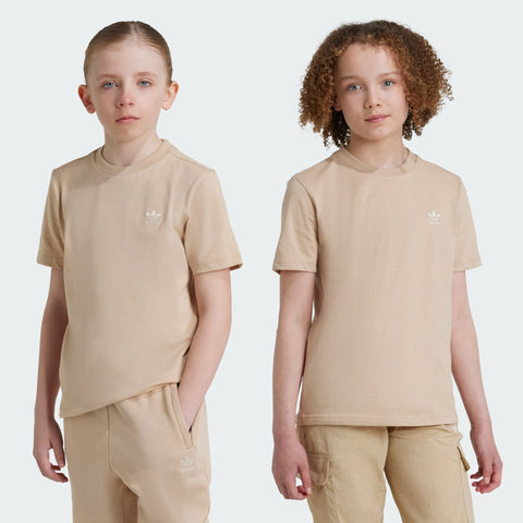 adidas Originals Youth Kids Classic Sport Style Tee, Magic Beige