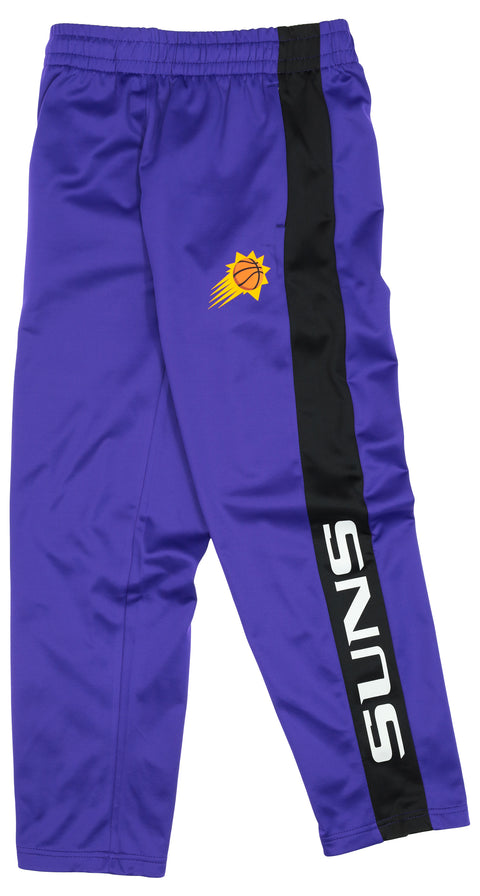 Outerstuff NBA Boys Youth Team Color Side Stripe Slim Fit Performance Pants - Phoenix Suns