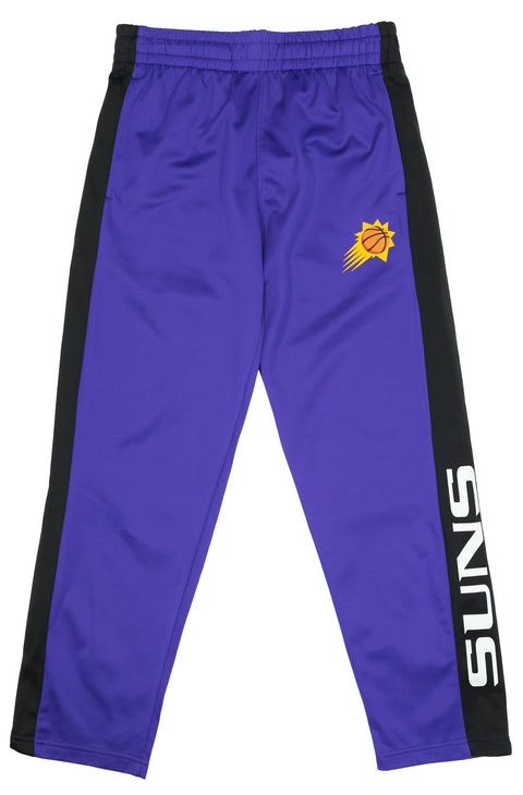 Outerstuff NBA Boys Youth Team Color Side Stripe Slim Fit Performance Pants - Phoenix Suns