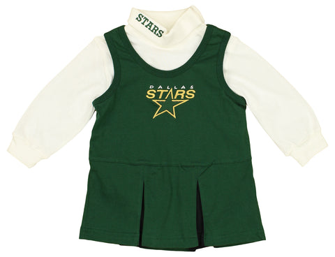 Outerstuff NHL Infant Girls Dallas Stars Cheerleader Dress Green/White