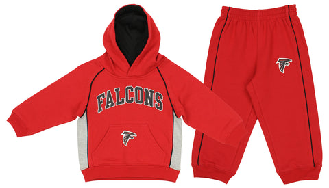 Outerstuff NFL Atlanta Falcons Red Toddlers Lil Fan Fleece Hoodie and Sweatpants Set