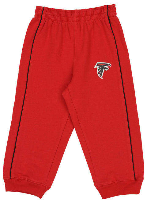 Outerstuff NFL Atlanta Falcons Red Toddlers Lil Fan Fleece Hoodie and Sweatpants Set
