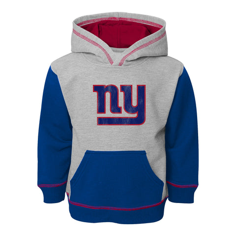 Outerstuff NFL Toddlers New York Giants Standard French Hoodie, Heather Grey