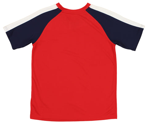 Outerstuff MLB Los Angeles Angels Boys Youth Short Sleeve V-Neck Team Color Jersey T-Shirt