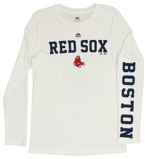 Outerstuff MLB Boys Youth 3-in-1 Long and Short Sleeve T-Shirt Combo Pack - Boston Red Sox