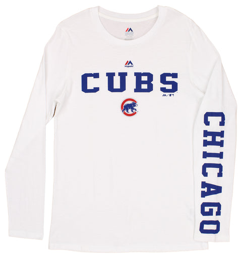 Outerstuff MLB Boys Youth 3-in-1 Long and Short Sleeve T-Shirt Combo Pack - Chicago Cubs