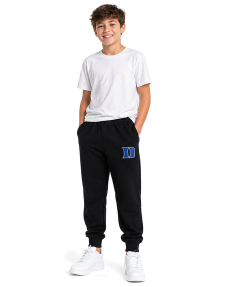 Outerstuff NCAA Duke University Youth Boys Fleece Jogger Pants Black
