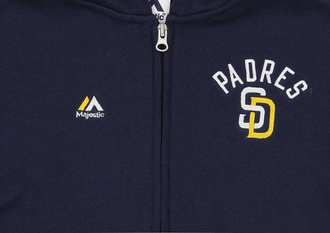 Outerstuff MLB San Diego Padres Kids Basic Play Team Color Full Zipper Hoodie