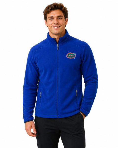 Outerstuff NCAA Florida Gators Mens Fleece Full Zip Long Sleeve Pullover Blue