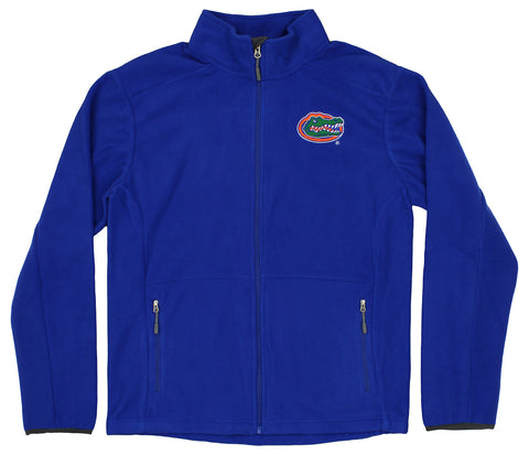 Outerstuff NCAA Florida Gators Mens Fleece Full Zip Long Sleeve Pullover Blue