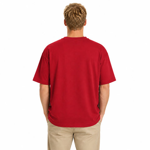 Outerstuff Men's FIFA World Cup 2026 Team USA Kicking Ball Premium Cotton Tee, Red