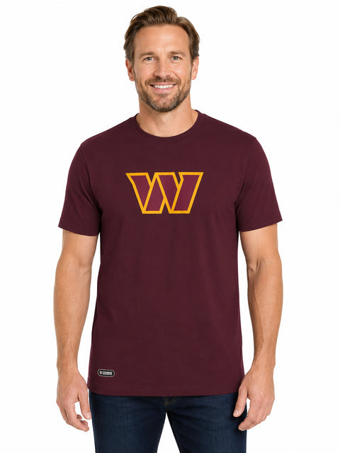 Outerstuff NFL Men's Washington Commanders Retro Primary Stadium Logo Short Sleeve Tee