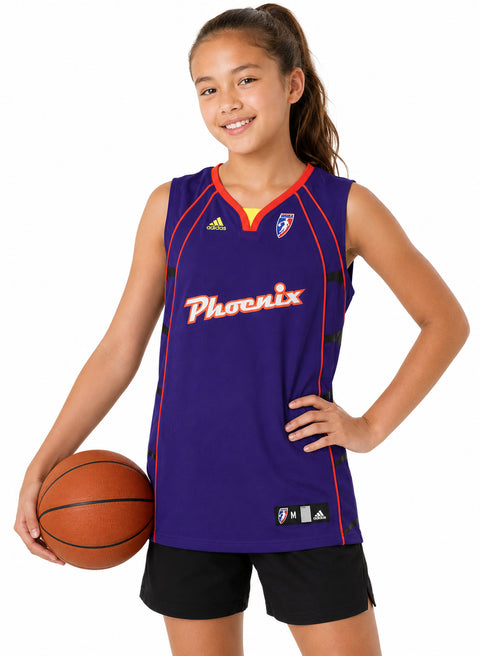Adidas Phoenix Mercury WNBA Big Girls Replica Jersey Purple