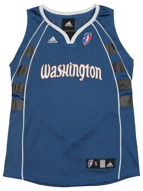 Washington Mystics WNBA Big Girls Retro Replica Jersey Blue
