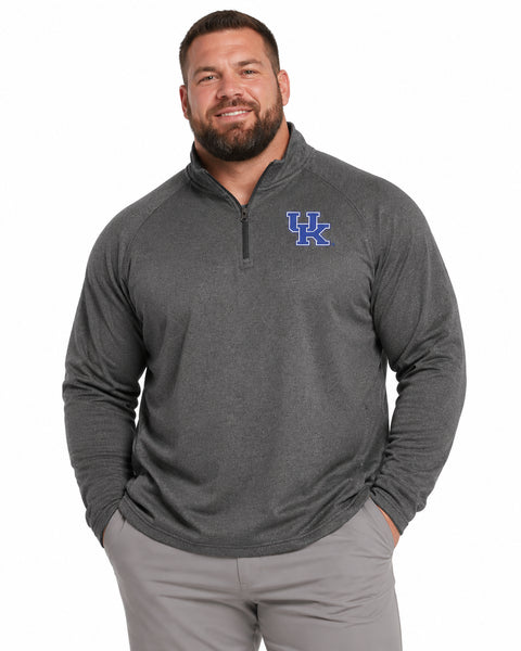 Outerstuff NCAA Kentucky Wildcats Men's Quarter Zip Pullover Sweatshirt