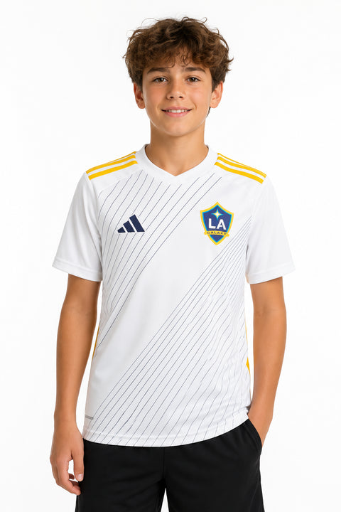 adidas MLS LA Galaxy, Youth Juniors Home Replica White Jersey