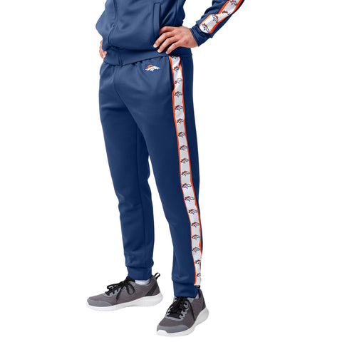 FOCO NFL Denver Broncos Stripe Logo Track Pants - Mens