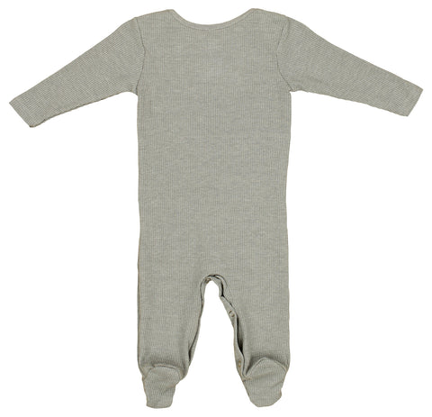 Outerstuff NFL Green Bay Packers Infant Big Fan Waffle Knit Gray Body Suit