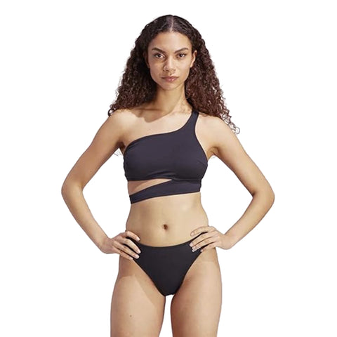 adidas Women's Sportswear 2 Piece Danz Swim Bikini Set, Black