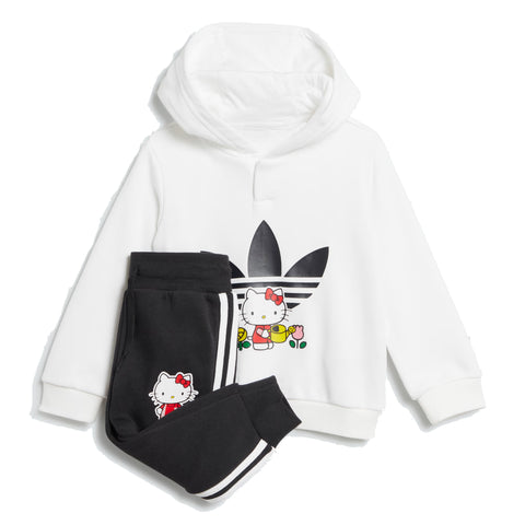 Adidas Originals Unisex Infant Youth Hoodie Set White/Black