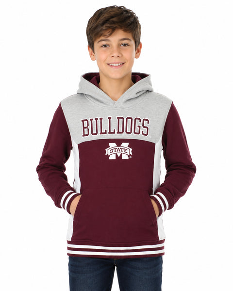 Outerstuff NCAA Mississippi State Bulldogs Boys Youth Throwback Block Hoodie