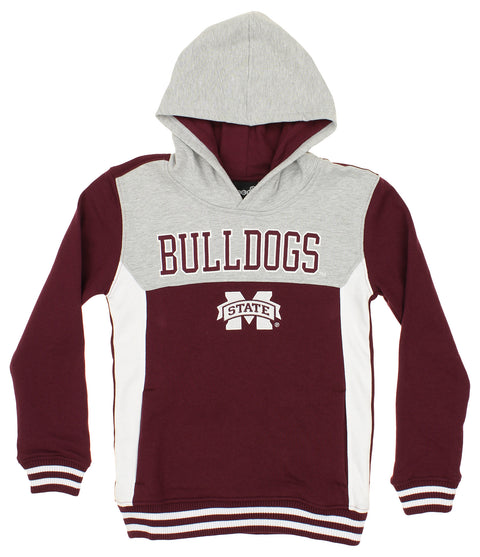 Outerstuff NCAA Mississippi State Bulldogs Boys Youth Throwback Block Hoodie