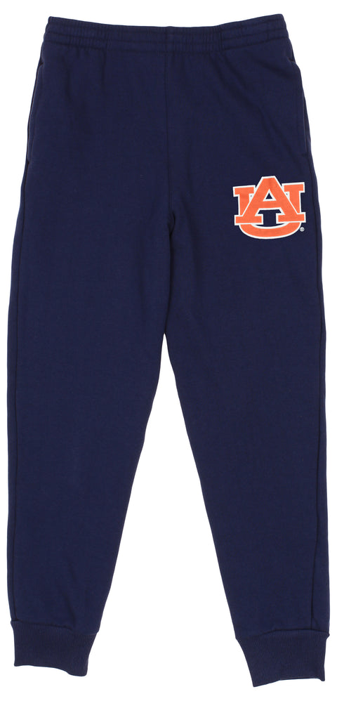 Outerstuff NCAA Auburn Tigers Boys Youth 'Slim Cali' Navy Cuffed Joggers Sweatpants