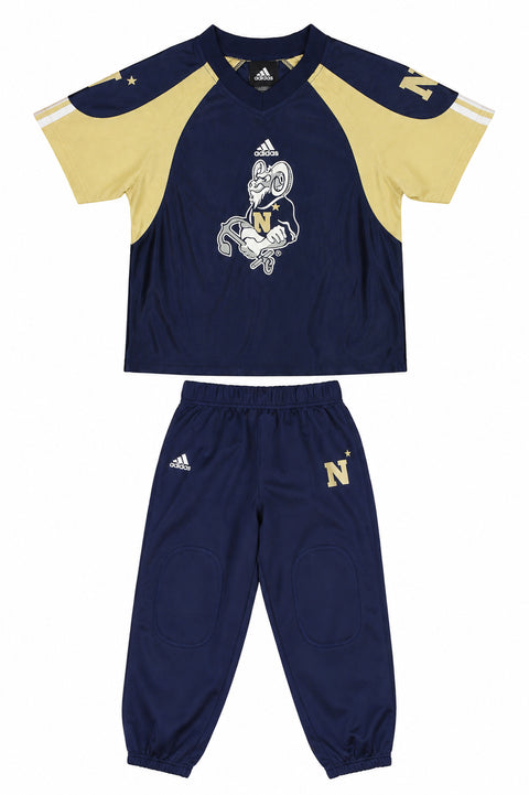 Outerstuff NCAA Naval Academy Midshipmen Kids Short Sleeve Jersey and Pant Set - Navy