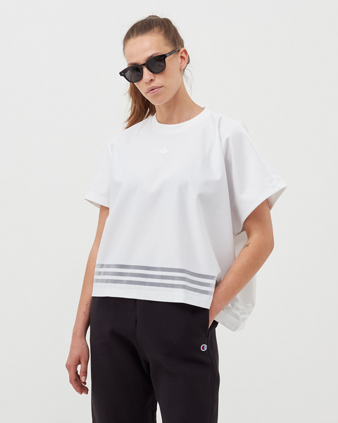 Adidas Womens Originals Short Sleeve T-Shirt, White