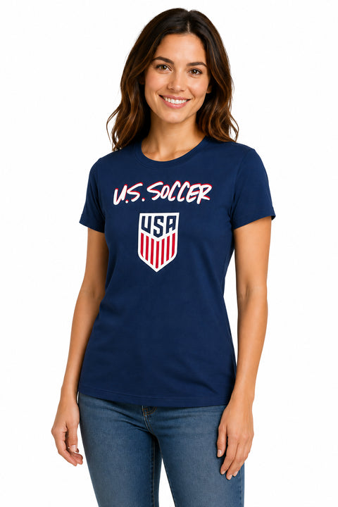 Outerstuff Official FIFA USA National Team Ladies Short Sleeve Tee