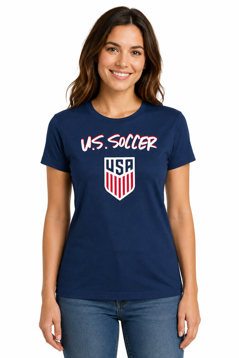 Outerstuff Official FIFA USA National Team Ladies Short Sleeve Tee