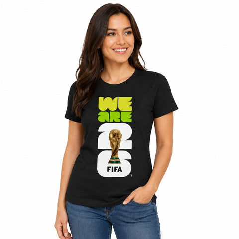 Outerstuff Official FIFA Football World Cup Ladies Short Sleeve Tee