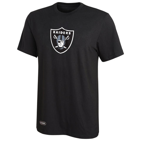 Outerstuff NFL Men's Las Vegas Raiders Stadium Retro Short Sleeve Poly Tee Black