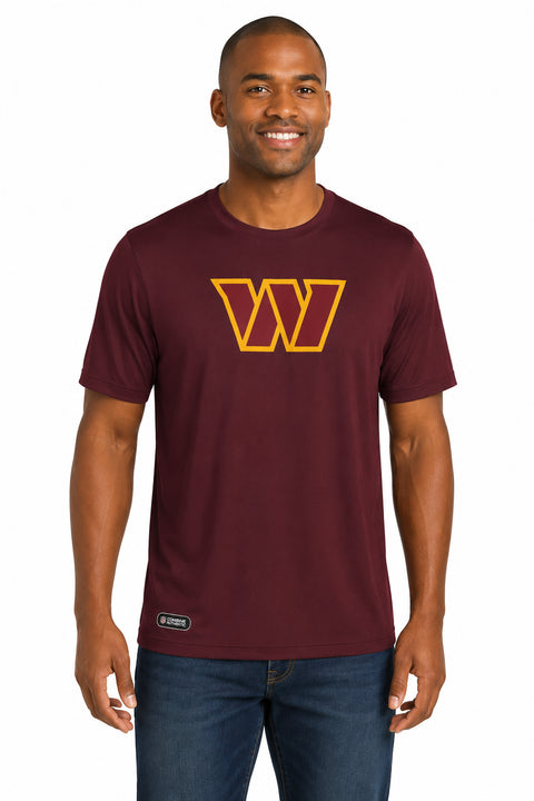 Outerstuff NFL Unisex Men's and Women's Primary Logo Short Sleeve Lightweight T-Shirt, Team Color, Washington Commanders