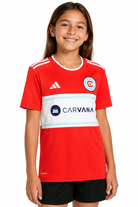 Adidas Chicago Fire Home Jersey Juniors Replica