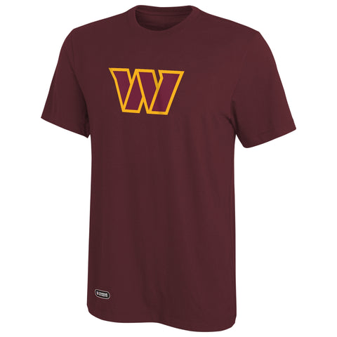 Outerstuff NFL Unisex Men's and Women's Primary Logo Short Sleeve Lightweight T-Shirt, Team Color, Washington Commanders