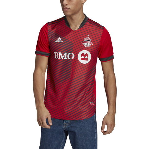 Adidas Mens Toronto FC Tfc H Jsy Au Short Sleeve Jersey, MLS