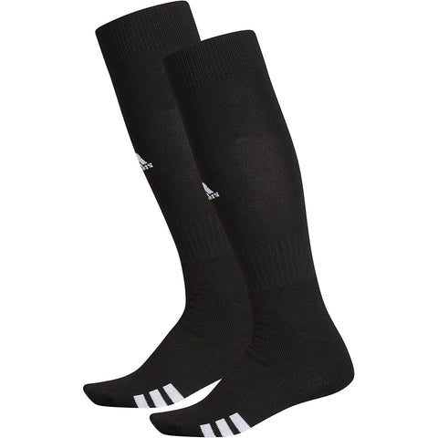 adidas Unisex Adult Over The Calf Soccer Socks Black 3-Pack
