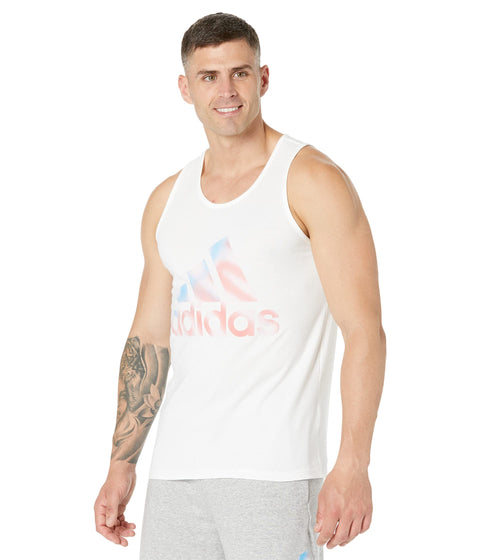 Adidas Mens M Amer G Tk Tank Top White