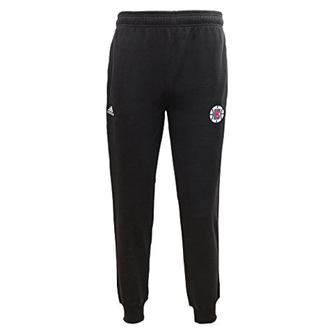 Adidas NBA Youth Los Angeles Clippers Slim Fit Fleece Pant Black