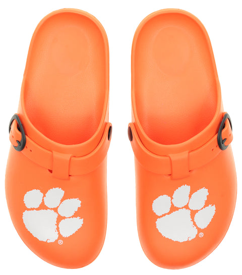 FOCO NCAA Clemson SMU 2024 Open Back Buckle Clog - Unisex