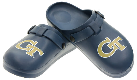 FOCO NCAA Georgia Tech SMU 2024 Open Back Buckle Clog - Unisex