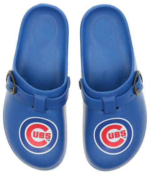 FOCO MLB Chicago Cubs SMU 2024 Open Back Buckle Clog - Unisex