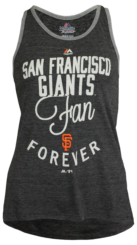 MLB San Francisco Giants Youth Girls Tank Top, Grey