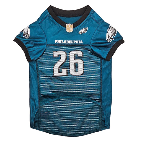 Pets First Nflpa Saquon Barkley Pet Jersey #26, NFL Dog Shirt, Philadelphia Eagles Mesh Jersey