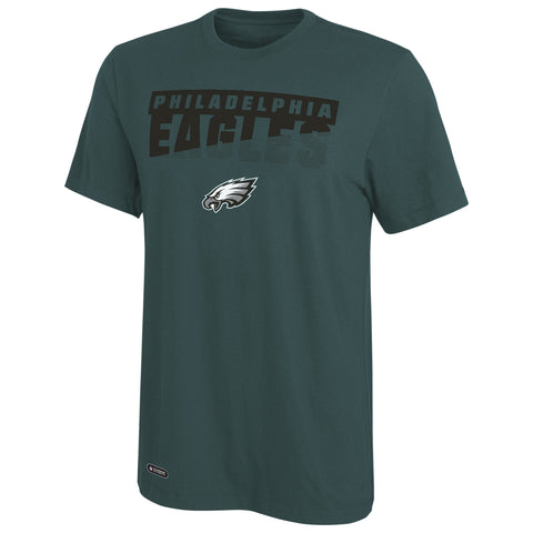 New Era NFL Men's Scoreboard Short Sleeve Poly Dri-tek Tee Eagles Eagle Green